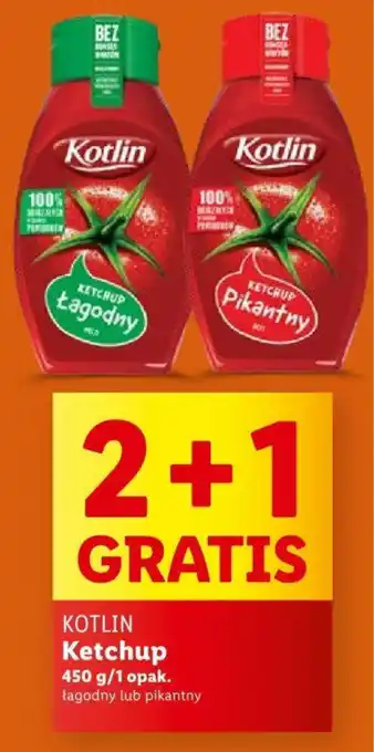 Lidl KOTLIN Ketchup 450g oferta