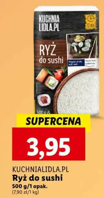 Lidl KUCHNIALIDLA.PL Ryż do sushi 500 g oferta