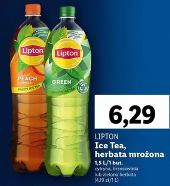 Lidl LIPTON Ice Tea, herbata mrożona 1,5l oferta
