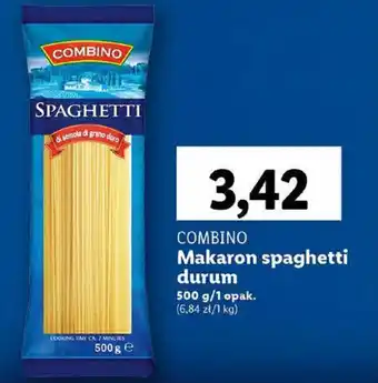 Lidl COMBINO Makaron spaghetti durum 500g oferta