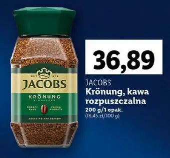 Lidl JACOBS Krönung, kawa rozpuszczalna 200g oferta