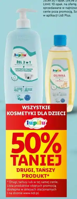 Lidl WSZYSTKIE KOSMETYKI DLA DZIECI oferta