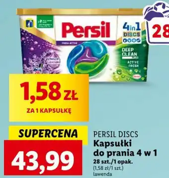 Lidl PERSIL DISCS Kapsułki do prania 4 w1 28 szt oferta