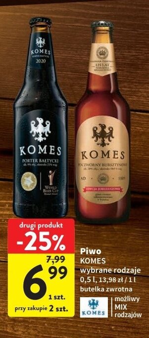 Lidl Piwo 1 BTL 500 ML oferta