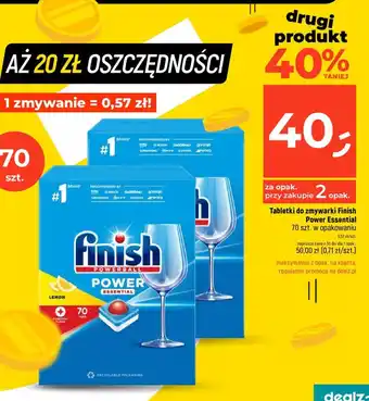Dealz Tabletki do zmywarki Finish Power Essential oferta