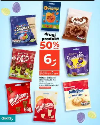 Dealz Słodycze wielkanocne 55-81 g oferta