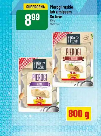 Polomarket Pierogi ruskie lub z mięsem Go tove 800 g oferta
