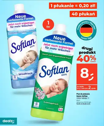 Dealz Płyn do płukania tkanin Softlan 1 l oferta