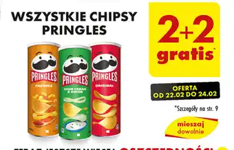 Biedronka WSZYSTKIE CHIPSY PRINGLES oferta