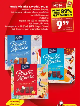 Biedronka Ptasie Mleczko E.Wedel, 340 g oferta