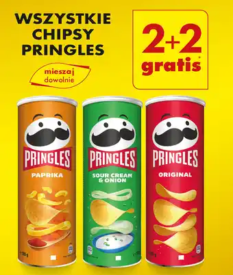 Biedronka WSZYSTKIE CHIPSY PRINGLES oferta
