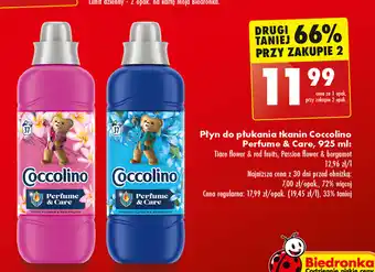 Płyn do płukania tkanin Coccolino Perfume & Care, 925 ml