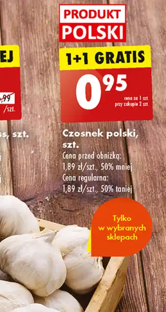 Biedronka Czosnek polski, szt. oferta