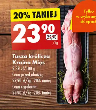 Biedronka Tusza królicza Kraina Mięs 1 kg oferta