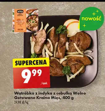 Biedronka Wątróbka z indyka z cebulką Wolno Gotowane Kraina Mięs, 400 g oferta