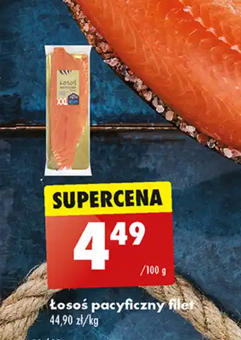 Biedronka Łosoś pacyficzny filet 100 g oferta