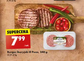 Biedronka Burger iberyjski El Pozo, 240 g oferta