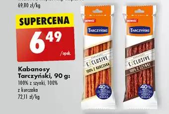 Biedronka Kabanosy Tarczyński, 90 g oferta