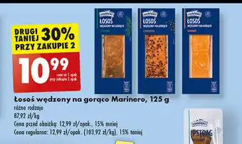 Biedronka Łosoś wędzony na gorąco Marinero, 125 g oferta