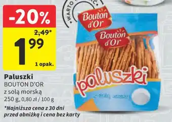 Intermarche Paluszki BOUTON D'OR 250 g oferta