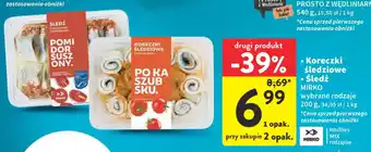 Intermarche Koreczki śledziowe/Śledź MIRKO 200g oferta