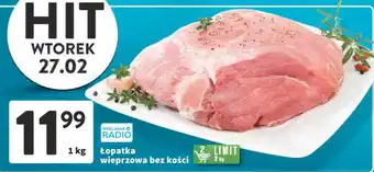 Intermarche Łopatka wieprzowa bez kości 1kg oferta