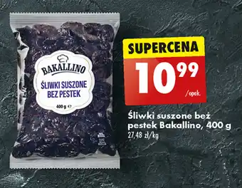 Biedronka Bakallino Śliwki suszone beż pestek 400 g oferta