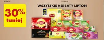 Biedronka WSZYSTKIE HERBATY LIPTON oferta