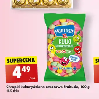 Biedronka Chrupki kukurydziane owocowe Fruitusie, 100 g oferta