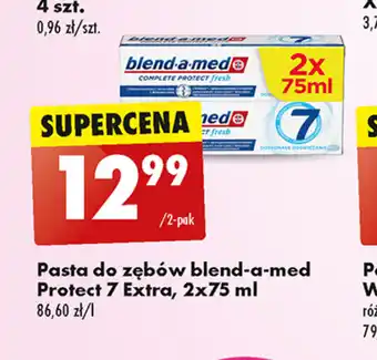 Biedronka Pasta do zębów blend-a-med Protect 7 Extra, 2x75 ml oferta