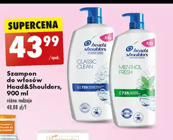 Biedronka Szampon do włosów Head&Shoulders 900ml oferta