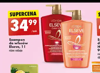 Biedronka Szampon do włosów Elseve, 1l oferta