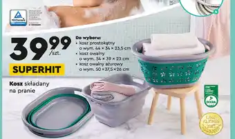 Biedronka Kosz składany na pranie oferta