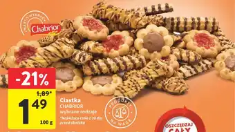 Intermarche Ciastka CHABRIOR 100g oferta