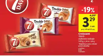 Intermarche Croissant 7DAYS 110g oferta