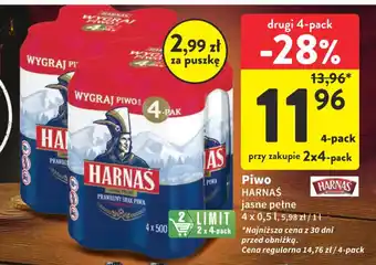 Intermarche Piwo HARNAŚ 4x0,5l oferta