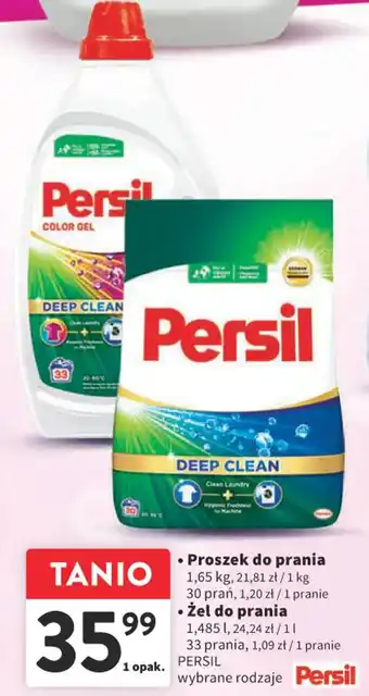 Intermarche Proszek do prania 1,65kg/Żel do prania 1,485l oferta