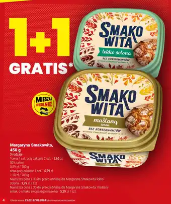 Twój Market Margaryna Smakowita, 450 g oferta