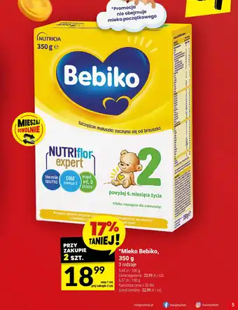 Twój Market Mleko Bebiko, 350 g oferta