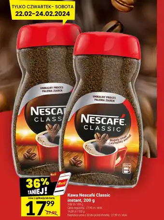 Twój Market Kawa Nescafé Classic instant, 200 g oferta