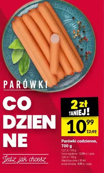 Twój Market Parówki codzienne, 700 g oferta