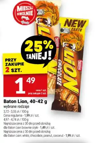 Twój Market Baton Lion, 40-42 g oferta