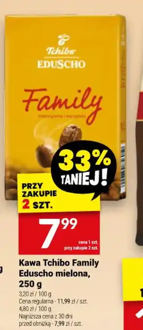 Twój Market Kawa Tchibo Family Eduscho mielona, 250 g oferta
