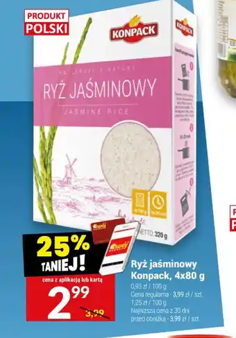Twój Market Ryż jaśminowy Konpack, 4x80 g oferta