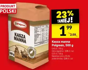 Twój Market Kasza manna Polgreen, 500 g oferta