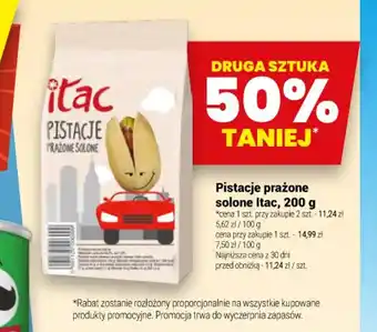 Twój Market Pistacje prażone solone Itac, 200 g oferta