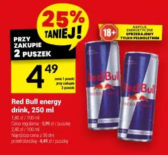 Twój Market Red Bull energy drink, 250 ml oferta