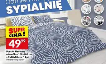 Twój Market Pościel Harmony microfibra 160x200 cm + 2x70x80 cm, 1 kpl. oferta