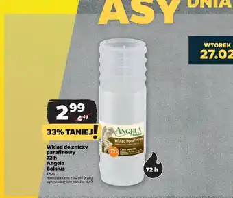 Netto Wkład do zniczy parafinowy 72 h Angela Bolsius oferta