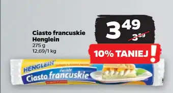 Netto Ciasto francuskie Henglein oferta